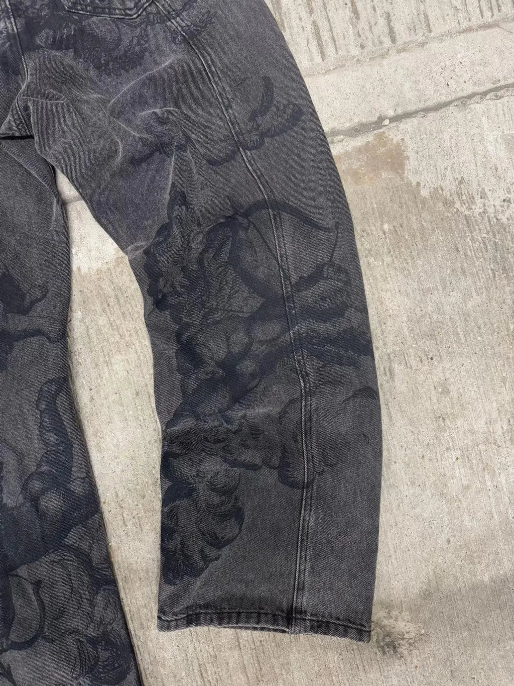 ANGEL JEANS | WASHED BLACK V1