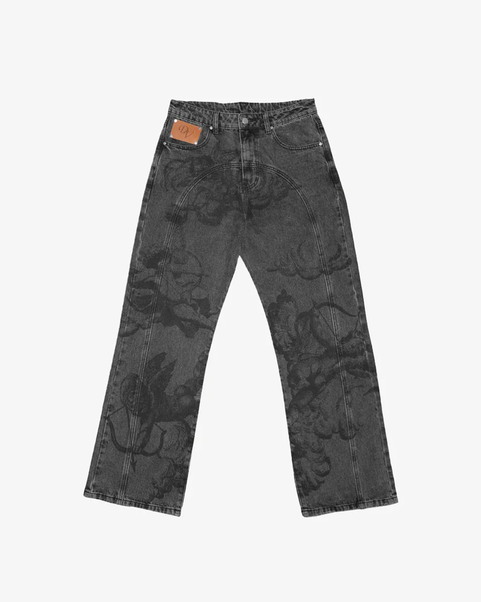 ANGEL JEANS | WASHED BLACK V1