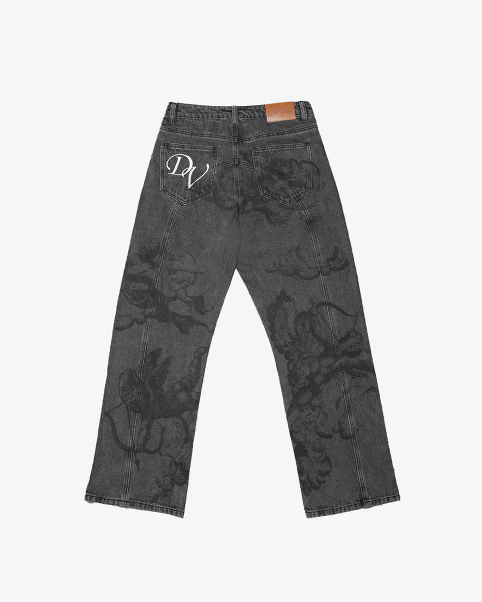 ANGEL JEANS | WASHED BLACK V2