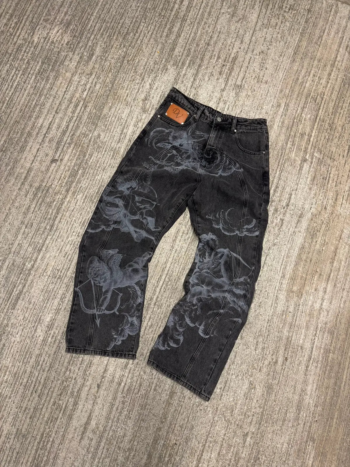 ANGEL JEANS | WASHED BLACK V2