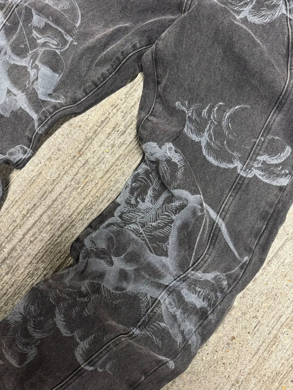 ANGEL JEANS | WASHED BLACK V1