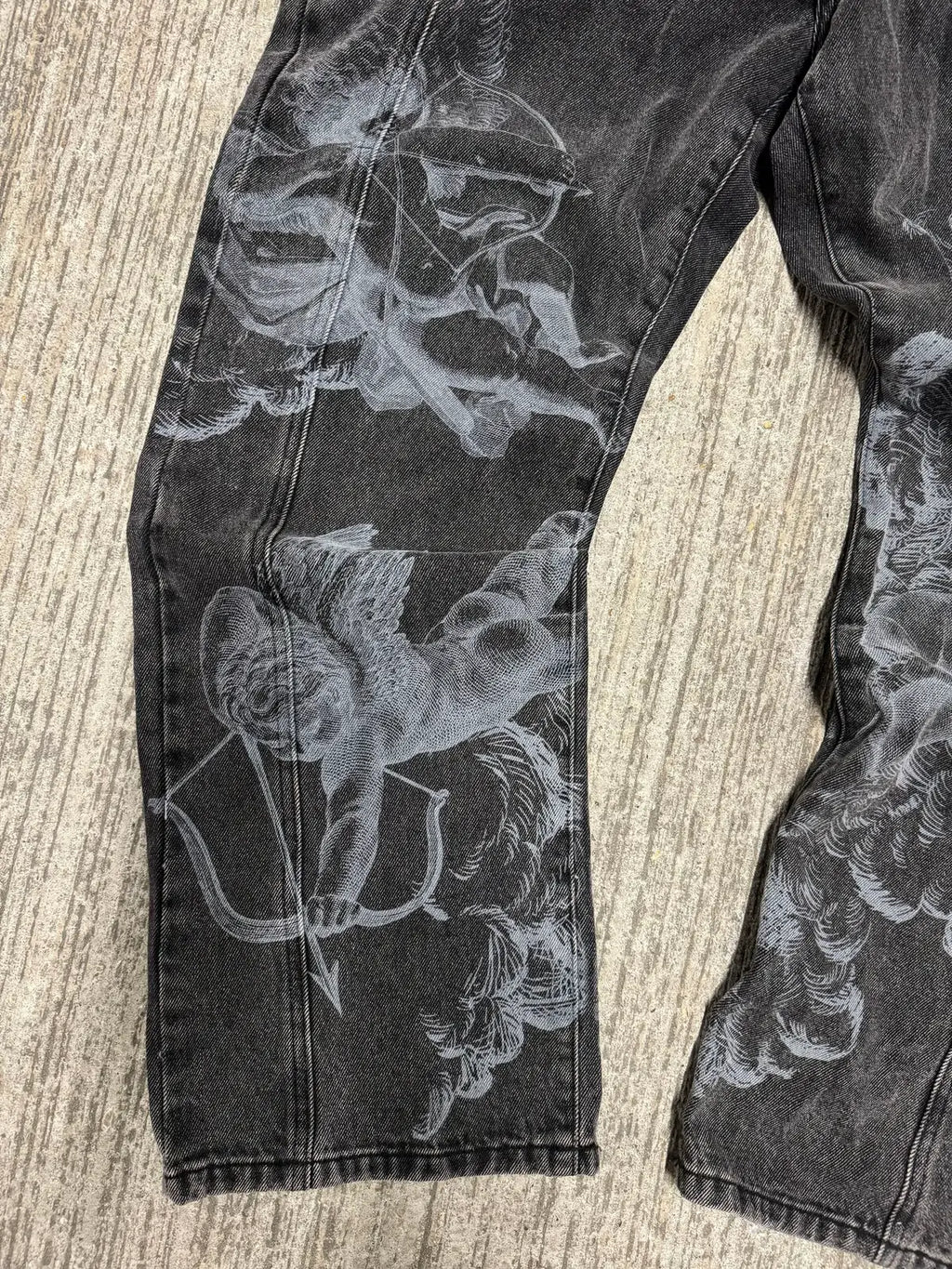 ANGEL JEANS | WASHED BLACK V1
