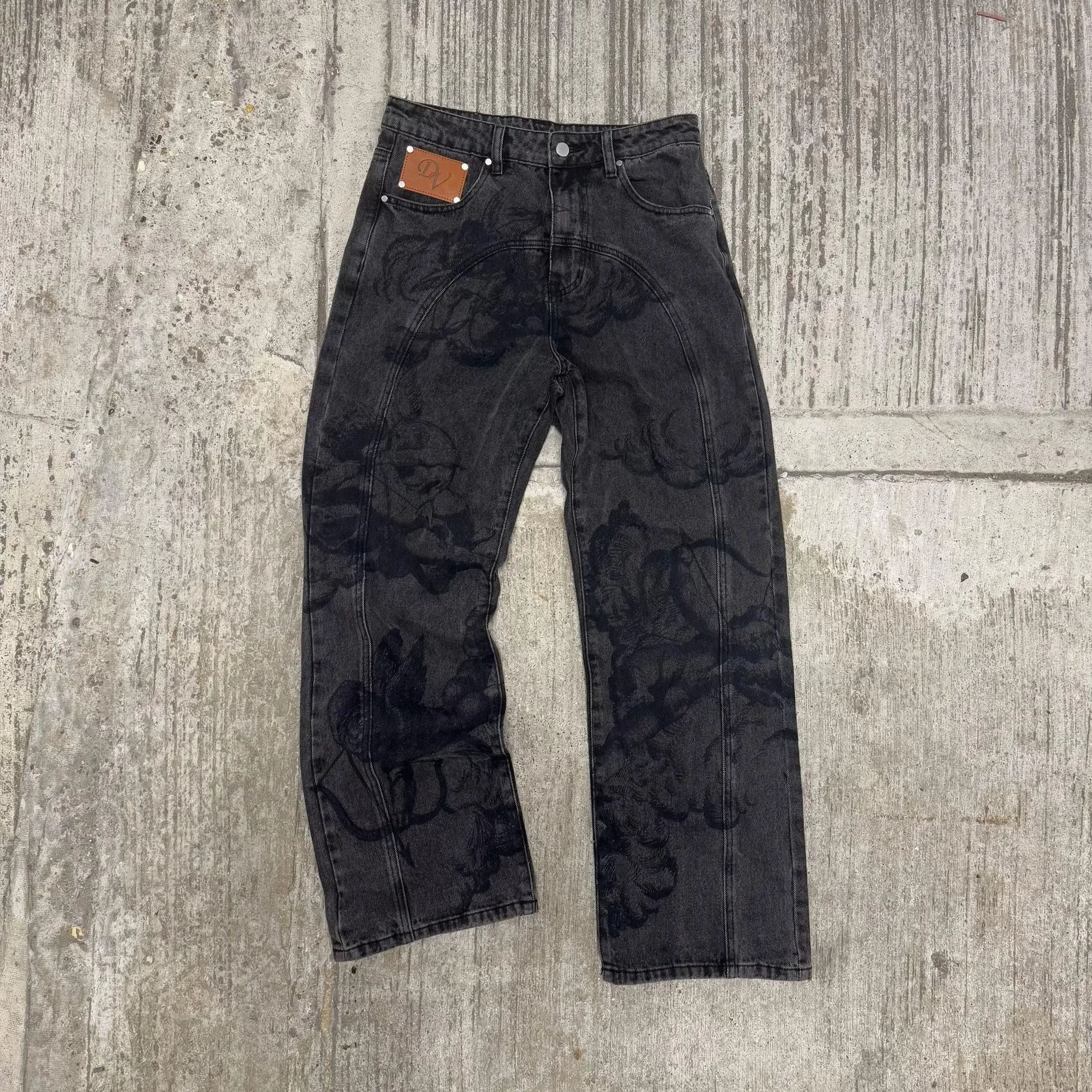 ANGEL JEANS | WASHED BLACK V1